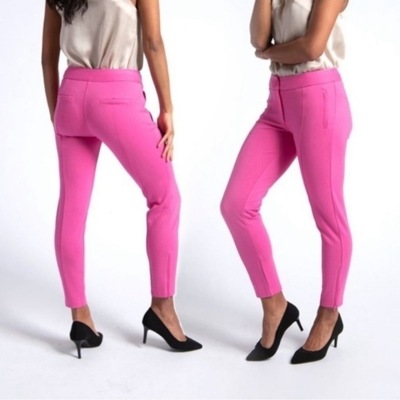 BetaBrand Cigarette Yoga Dress Pants Barbie Pink - Picture 1 of 15